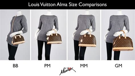 louis vuitton alma bb size|louis vuitton galliera sizes.